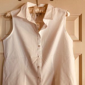 Talbots sleeveless blouse.
